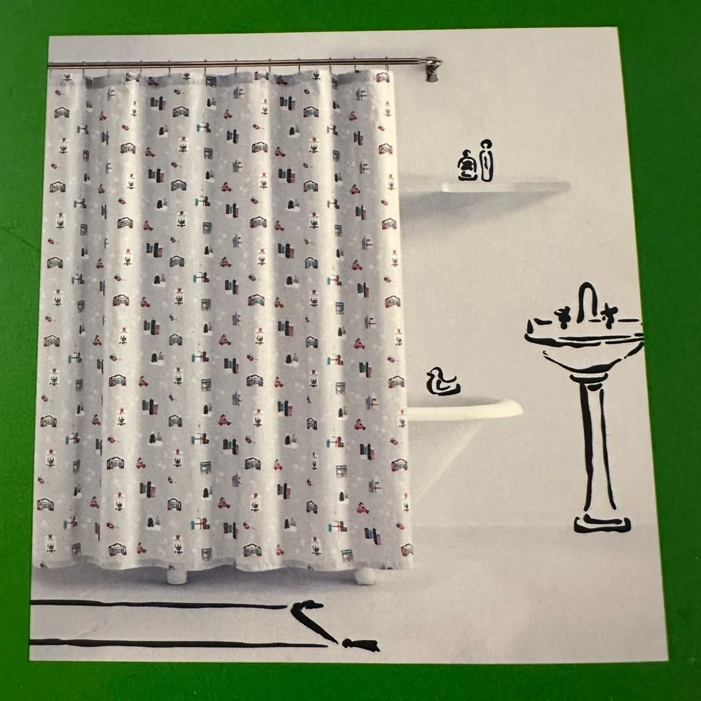 Kate Spade New York Holiday In The City Shower Curtain